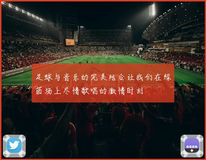 足球与音乐的完美结合让我们在绿茵场上尽情歌唱的激情时刻